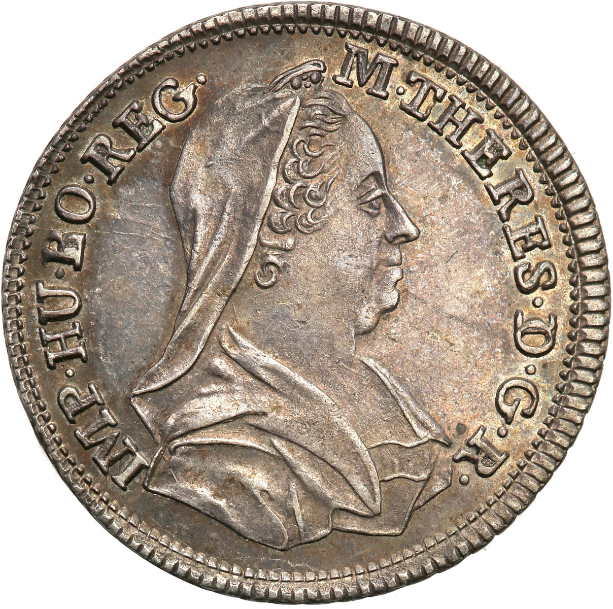 Austria, Maria Teresa (1740-1780). Żeton pamiątkowy uzdrowienie Marii Teresy z ospy 1767